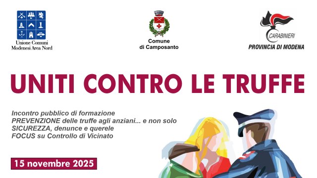 Uniti contro le truffe - 15 novembre 2025